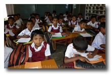 Children are given free education at Sri Vidya Mandhir